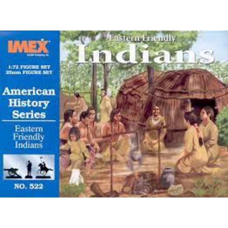 Eastern Friendly Indians American History Series 1:72 Figure Set | 522| IMEX