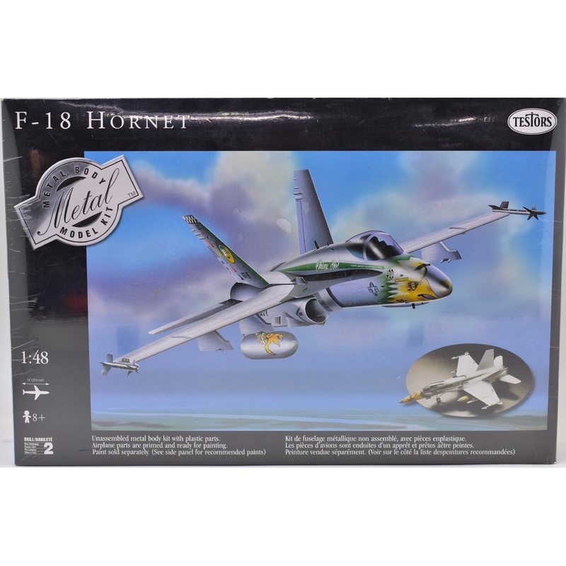 F-18 Hornet Metal Body 1:48 | 5640 | Testor Model Kits
