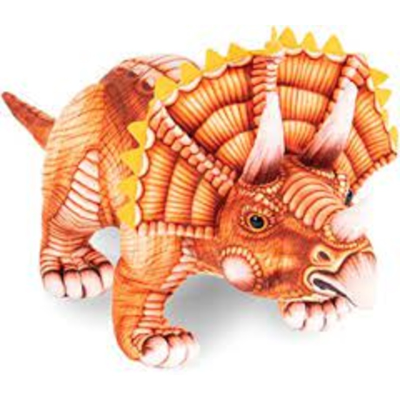 17" Triceratops ( Brown ) | TR42R | Real Planet
