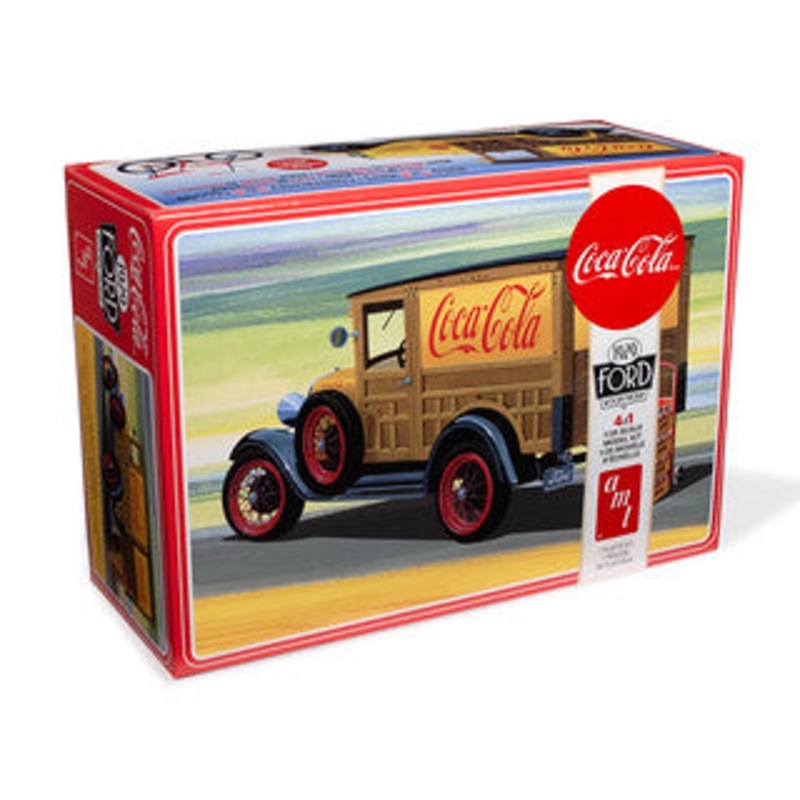 1929 Ford Woody Pickup Coke Cola 1:25 Scale Model Kit | AMT1333M | AMT
