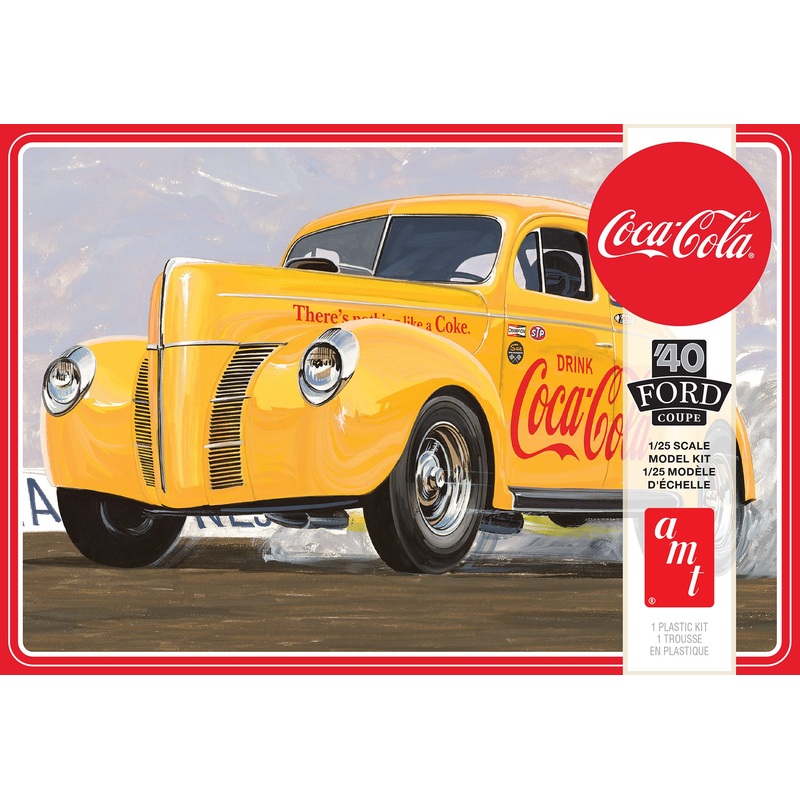 1940 Ford Coupe Coca-Cola 1:25 Scale Model Kit | AMT1346M | AMT