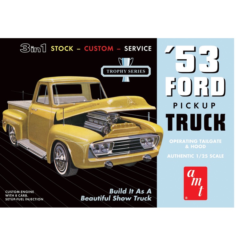 1953 Ford Pickup 1:25 Scale Model Kit | AMT882 |  AMT