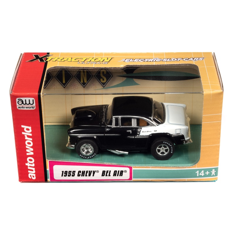 1955 Chevy Bel Air Classic Black & White | CP7980 | Auto World