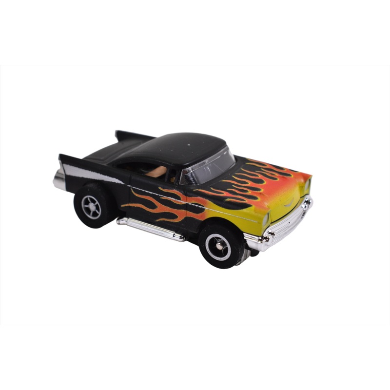 1957 Bel Air Black with Yellow/Red Flames AW Xtraction Chassis  25000 PTT/BB/AW