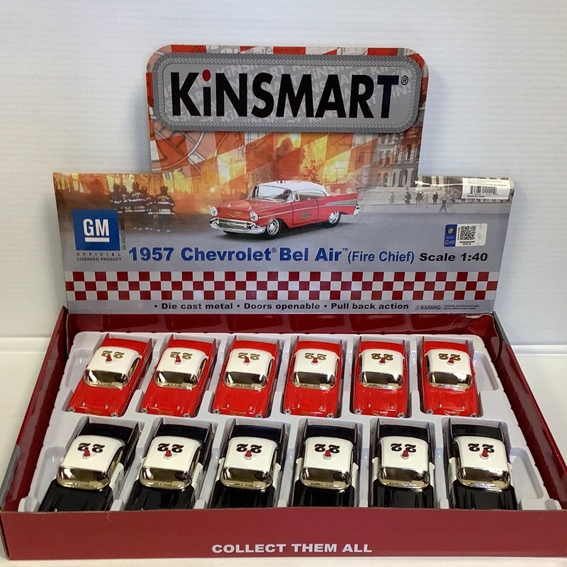 1957 Chevrolet Bel Air Fire Chief | 5323/5D | Kinsmart