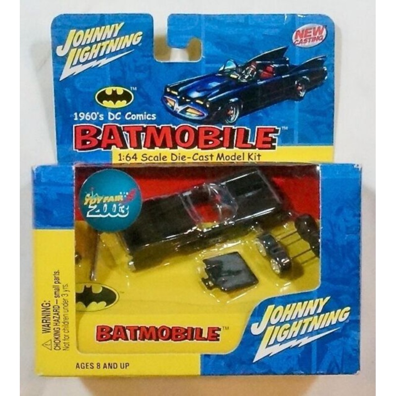 1960's Batman Batmobile Die Cast Model Kit Johnny Lightning DC Comics 1:64 | NF36TF2003 | Johnny Lightning