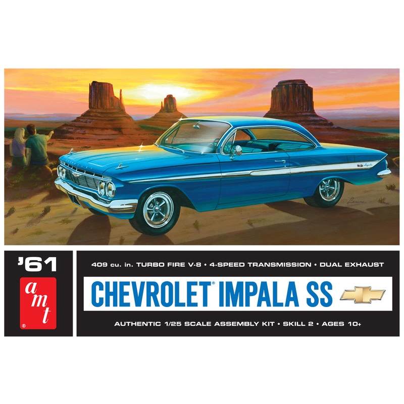 1961 Chevy Impala SS 1:25 Scale Model Kit | AMT1013 |  AMT