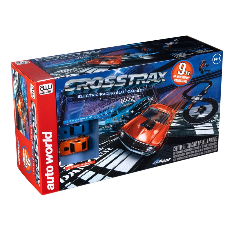 CrossTrax Road Course 9' Slot Car Set | SRS351 | Auto World
