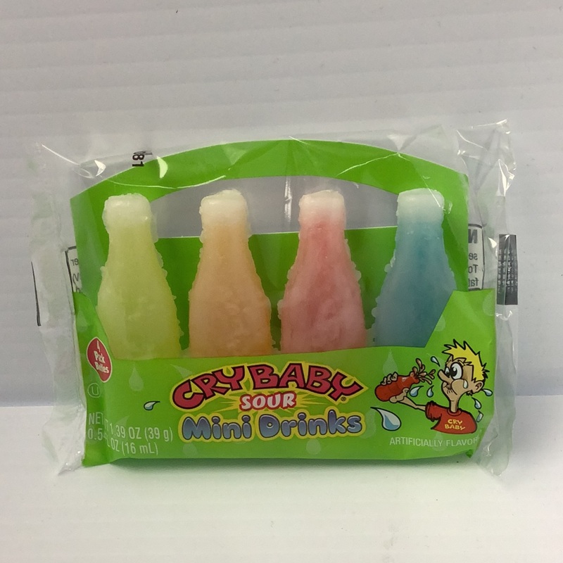 Cry Baby Sour Mini Drinks 4 Pack | 27369 | Nassau Candy
