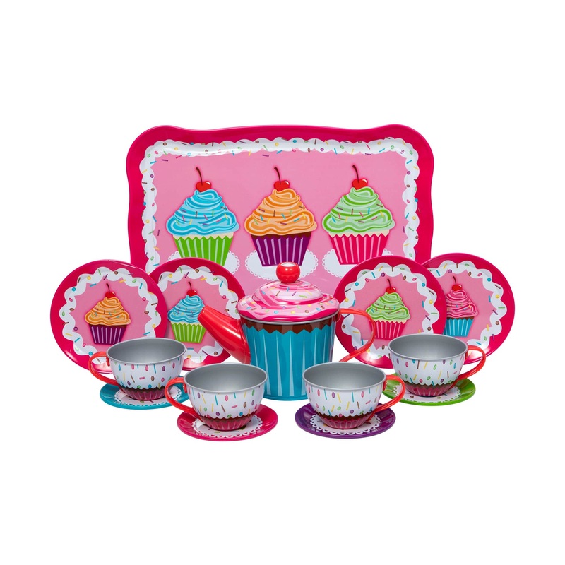 CUPCAKE TIN TEA SET |  CPTS  | Schylling