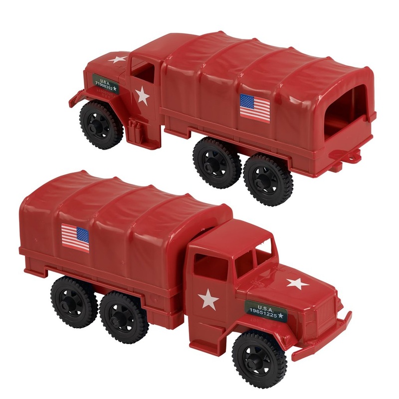 Deuce-and-a-Half Cargo Truck  Red | 07494 | Tim Mee