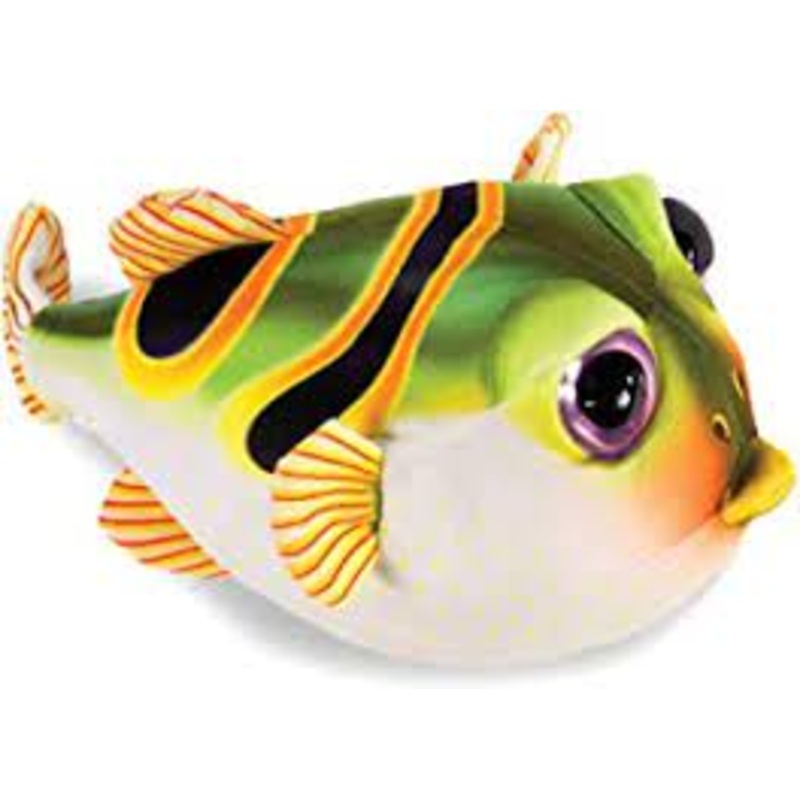 10.5" Puffer Fish Green | R-PF26G | Real Planet
