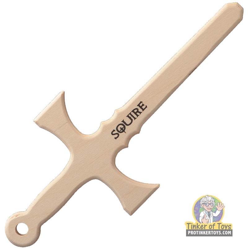 12.5" Wooden Squire Medieval Dagger | 009SQR | Magnum Rubber Band Guns