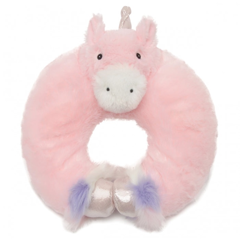 12" Pink Unicorn Neck Pillow | 8989UPK | Unipak