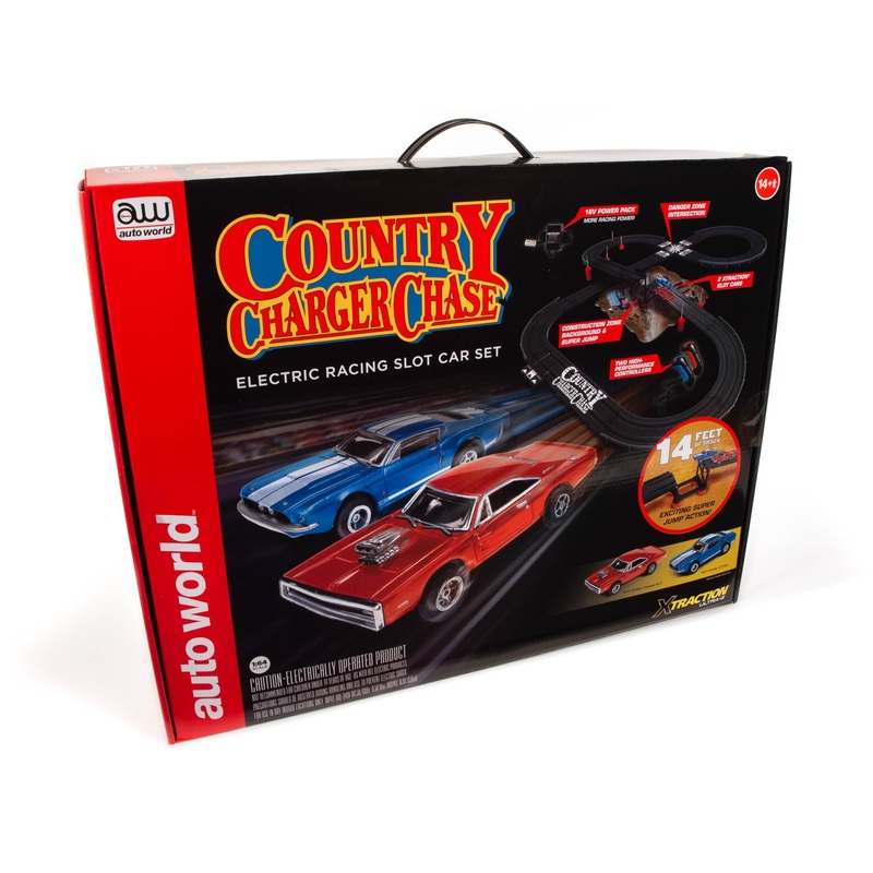 14' Country Charger Chase Slot Race Set | SRS335 | Auto World