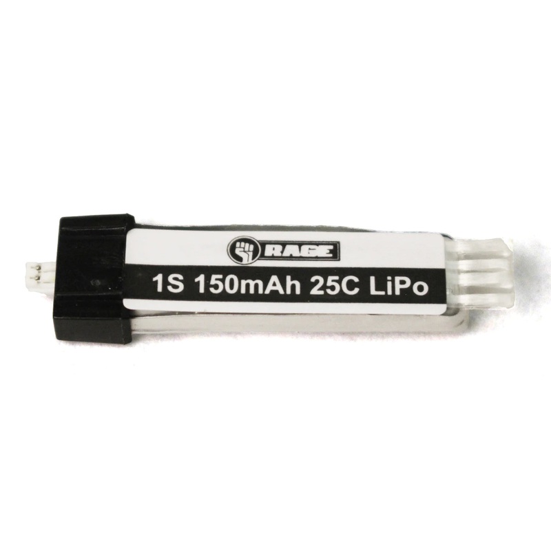 150mAh 1S 3.7V 25C LiPo Battery, Ultra-Micro Connector: Spirit of St. Louis, Vintage Stick | RGRA1124 | Rage RC