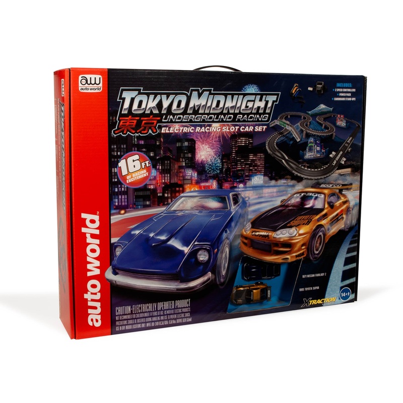 16' Tokyo Midnight Underground Racing Slot Race Set | SRS342 | Auto World