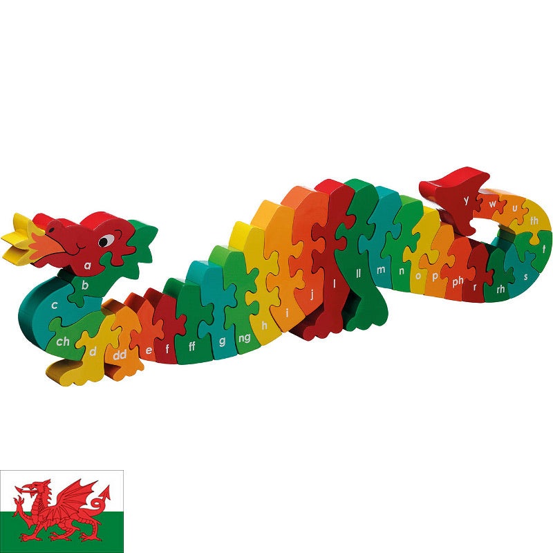 Lanka Kade WELSH Dazzle the Dragon A-Z Jigsaw