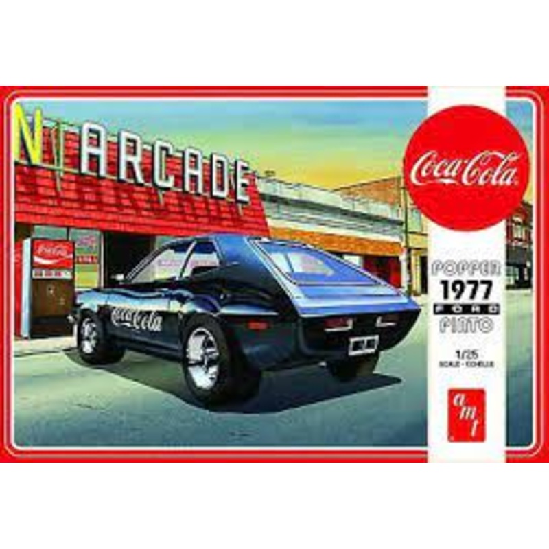 "Popper" 1977 Ford Pinto W/Coke Machine (Coca-Cola) 1:25 Scale Model Kit | AMT1166 | AMT