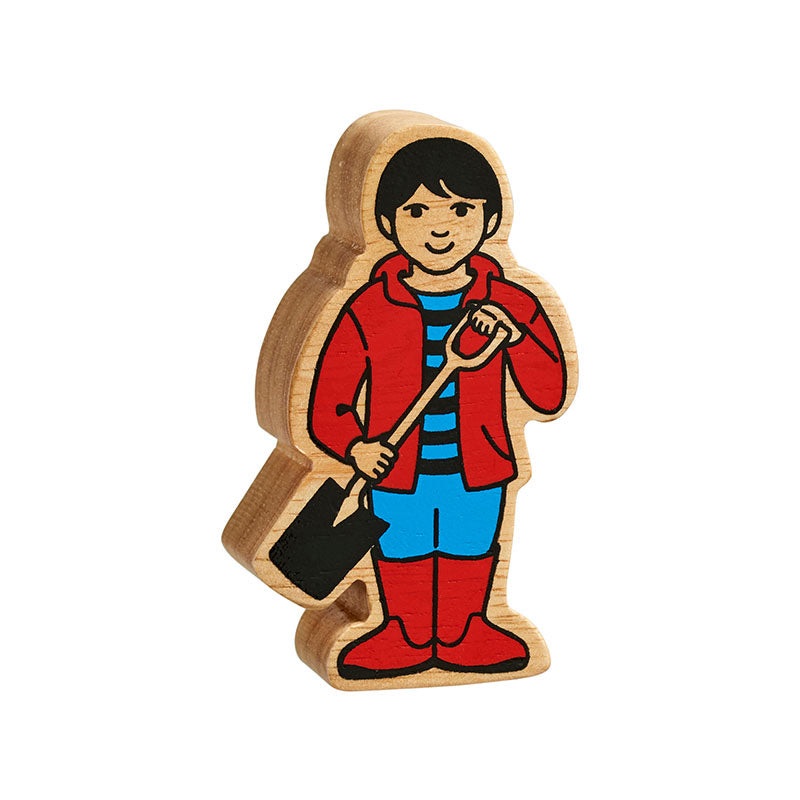 Lanka Kade Natural Red & Blue Boy