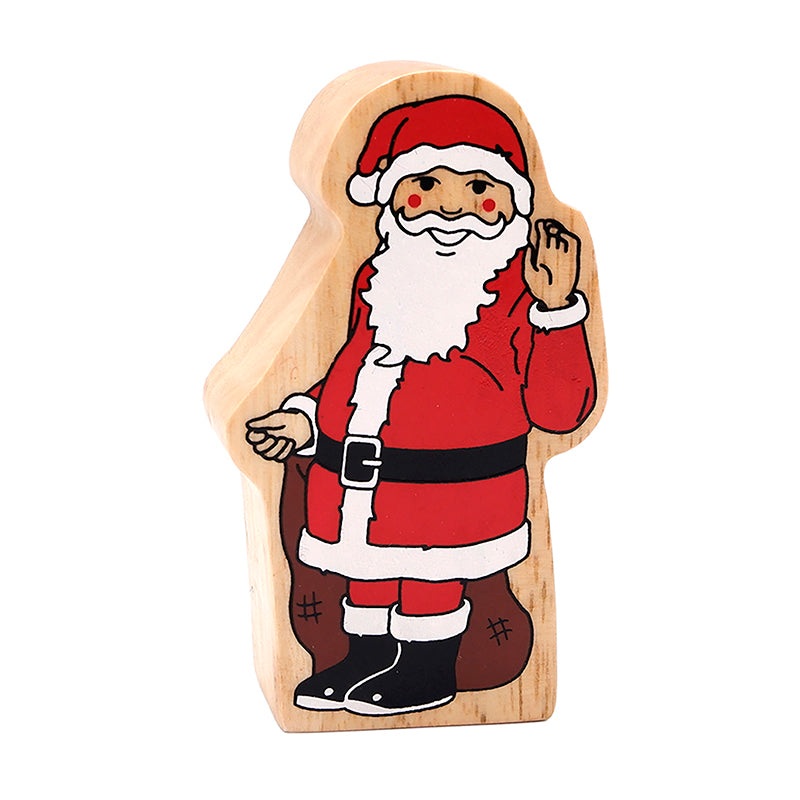 Lanka Kade Natural Red & White Father Christmas - Side Stance