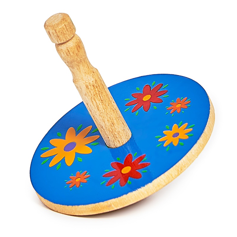 Lanka Kade Blue flower spinning top - 30th Birthday Limited Edition