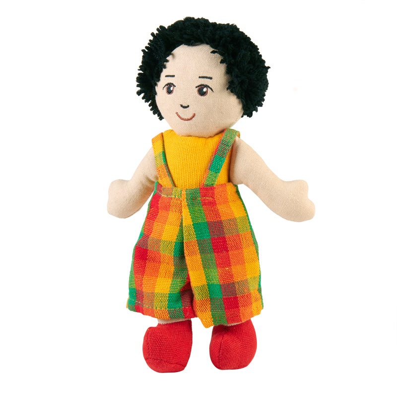 Lanka Kade Boy Doll - White Skin Black Hair
