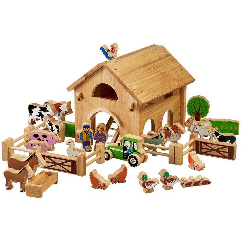 Lanka Kade Deluxe Farm Barn Set with Colourful Characters