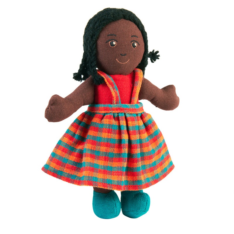 Lanka Kade Girl Doll - Black Skin Black Hair