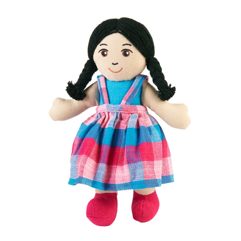 Lanka Kade Girl Doll - White Skin Black Hair
