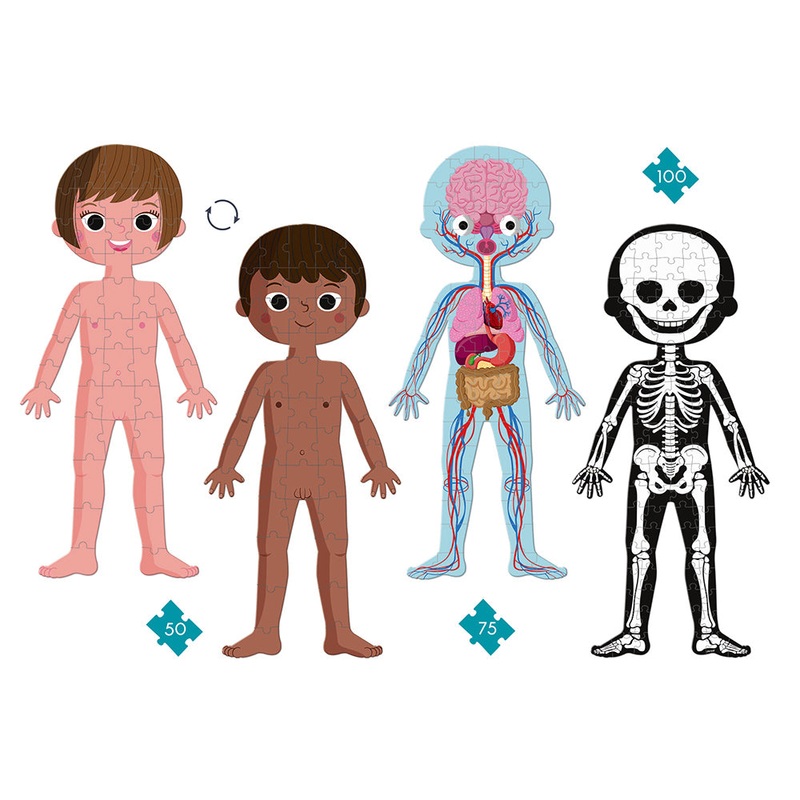 Janod Educational Puzzle Human Body