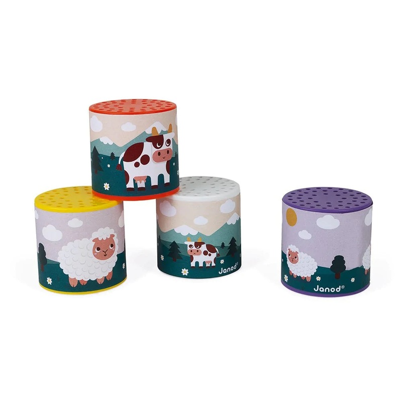 Janod Pocket Moo and Baa Noisemaker