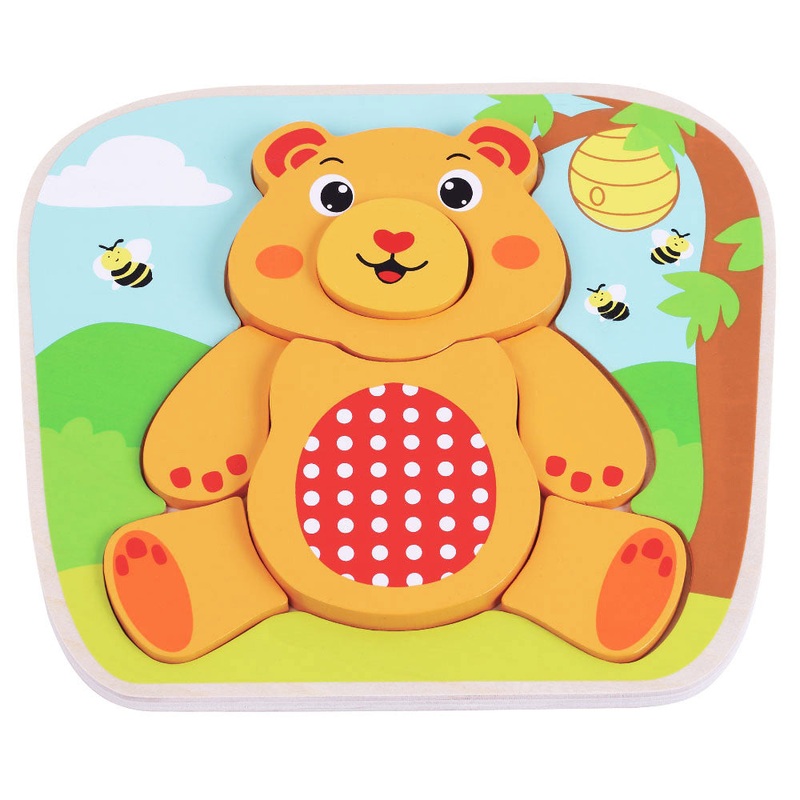 Jumini Bear Raised Puzzle