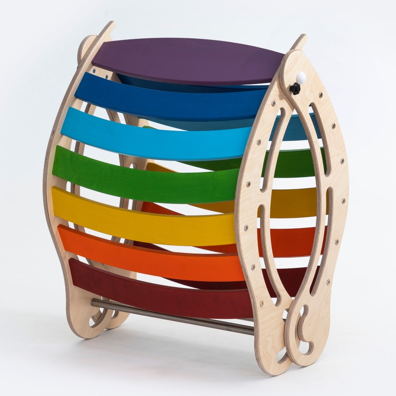 KateHaa FOLDABLE XXL Rainbow Rocker Age 0-12