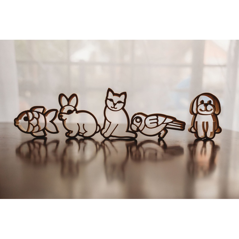 Kinfolk Pantry Pets Eco Cutter Set of 5