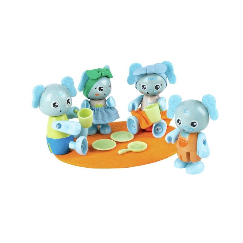 Hape Green Planet Explorers Elephant Family