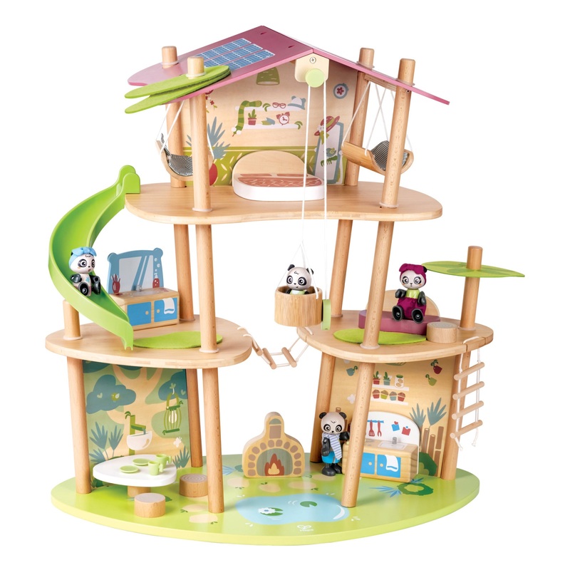 Hape Green Planet Explorers Panda Bamboo House