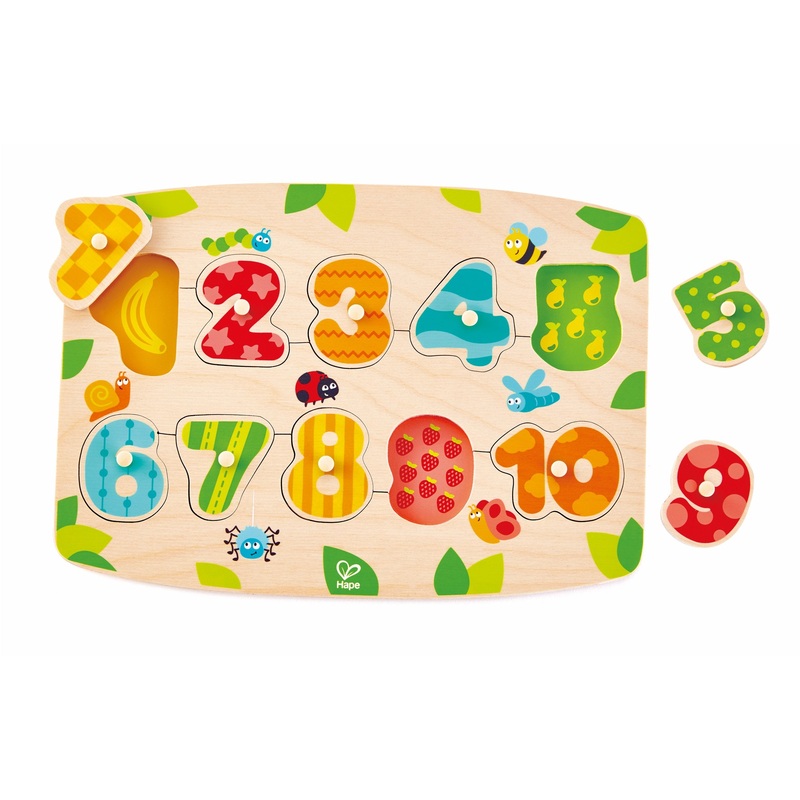 Hape Number Peg Puzzle