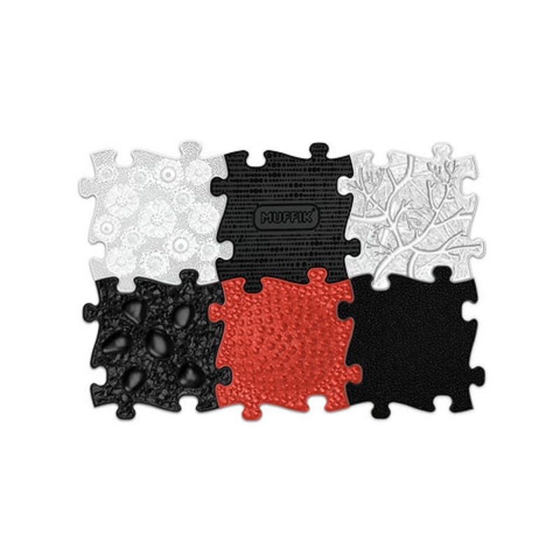 Happy Feet Play Mat - Black & White