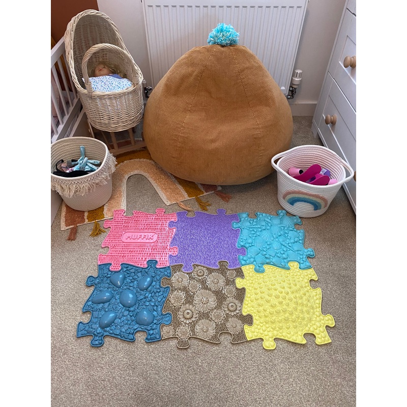 Happy Feet Play Mat - Muffik Baby Pastel Set
