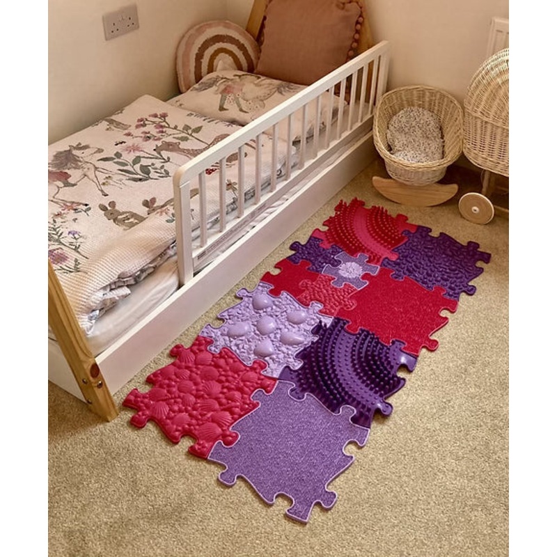 Happy Feet Play Mat - Muffik Pink
