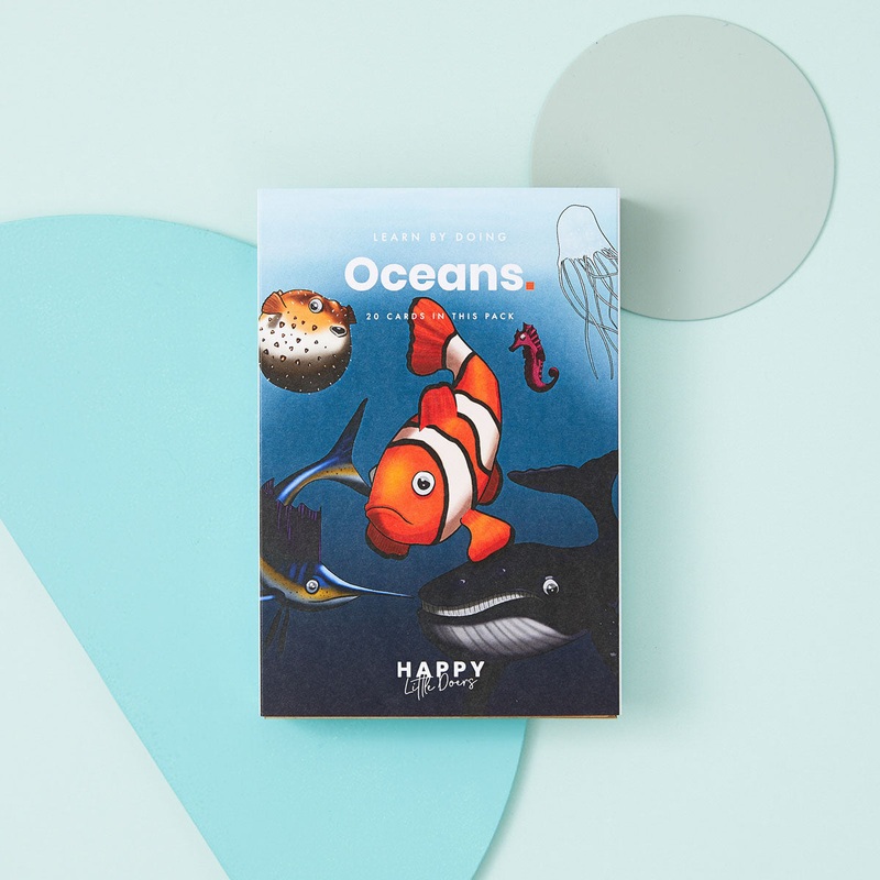 Happy Little Doers Learn Ocean Flashcards