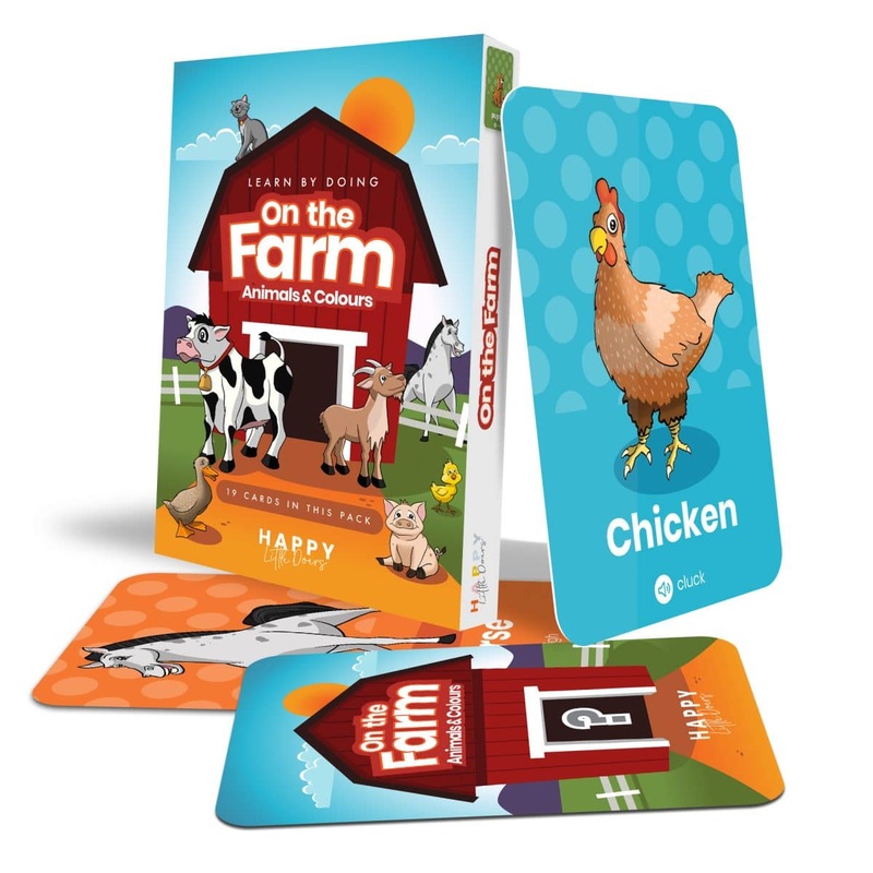 Happy Little Doers On the Farm  Colour & Farm Animal Flashcards