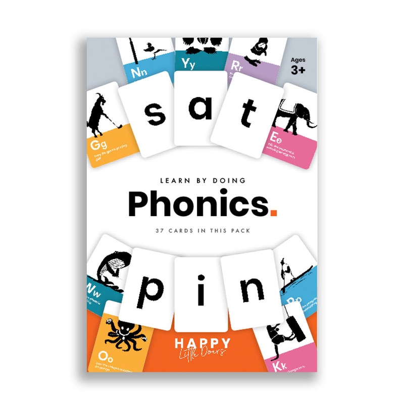 Happy Little Doers Phonics Flashcards