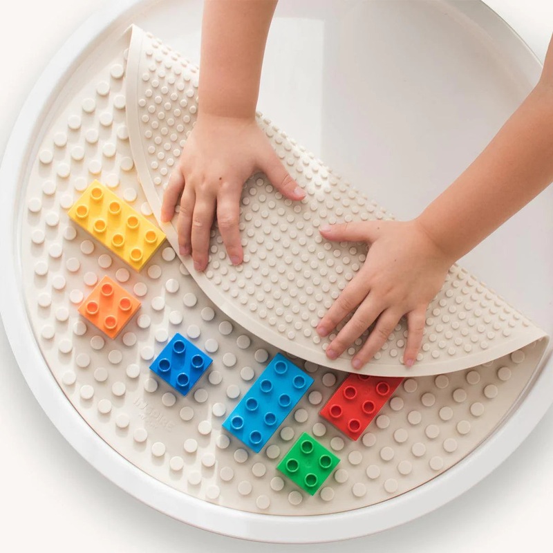Inspire My Play Building Block Mat - Stone