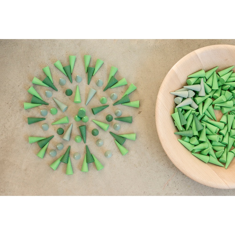 Grapat Mandala Cone Green x 36