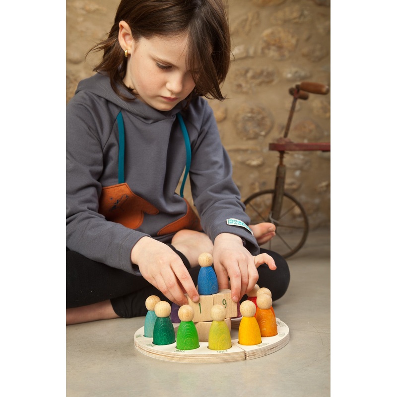 Grapat Wooden Perpetual Calendar - Welsh