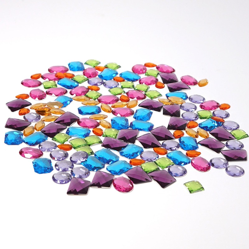 Grimms 140 Giant Acrylic Glitter Stones