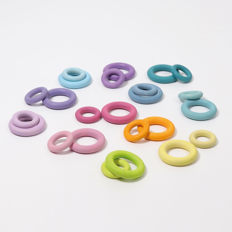 Grimms Building Rings Pastel