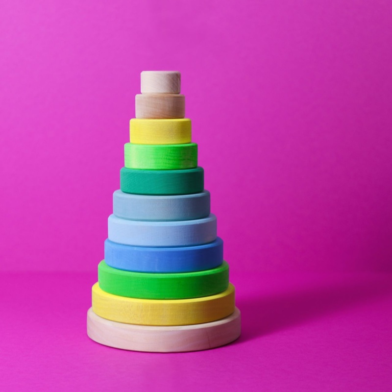 Grimms Conical Tower Neon Green